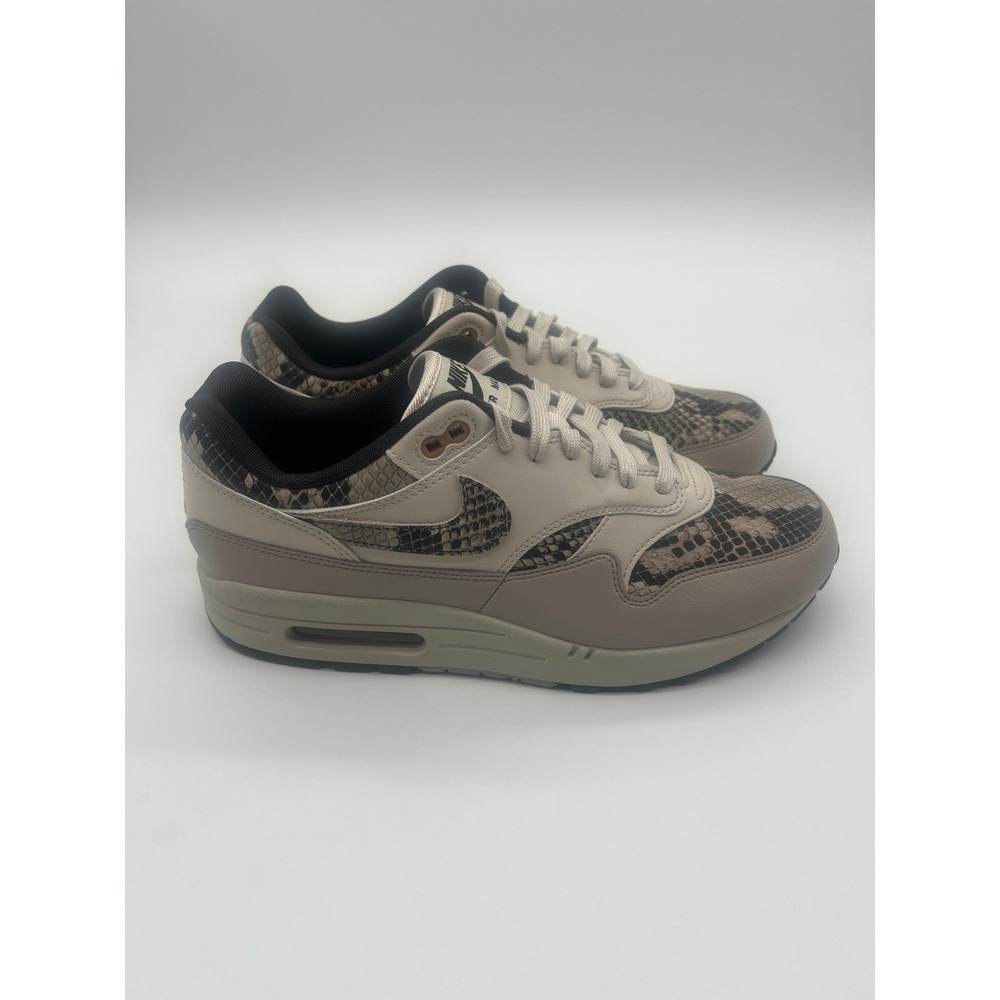 NWT Nike Air Max 1 Snakeskin Orewood Brown Women‎ sz 10.5 HF5338-100